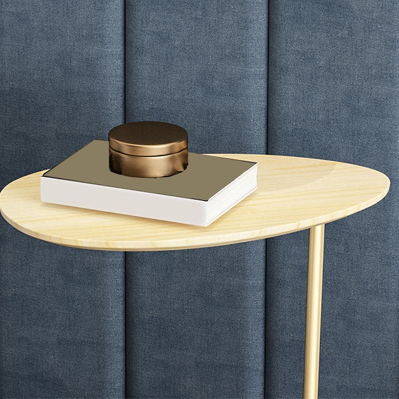23.6inch Tall Modern C Corner Table Solid Wood Side End Table