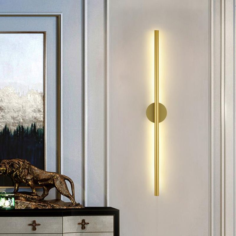 Linearer Schatten Metall Wandleuchten moderner Stil 2 Leuchten Wandmontage Licht montiert