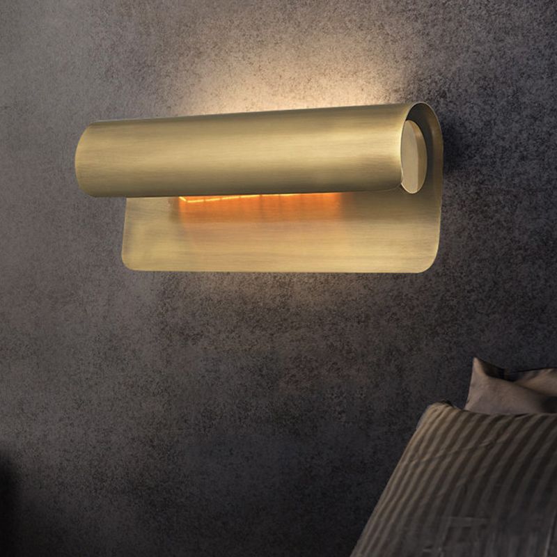 10 "/19,5" de largeur métallique en laiton de monture en laiton courbe 1/2 tampon Colonial Ponce Lightture pour la chambre