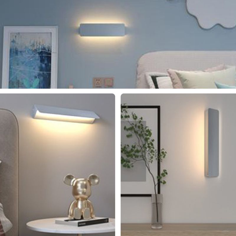Salon du salon Murminalisme moderne minimalisme LED Rectangular Wall Mount Éclairage