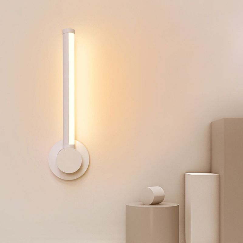 Modern Simple Aluminum Wall Light Strip Shape LED Rotatable Wall Lamp for Living Room