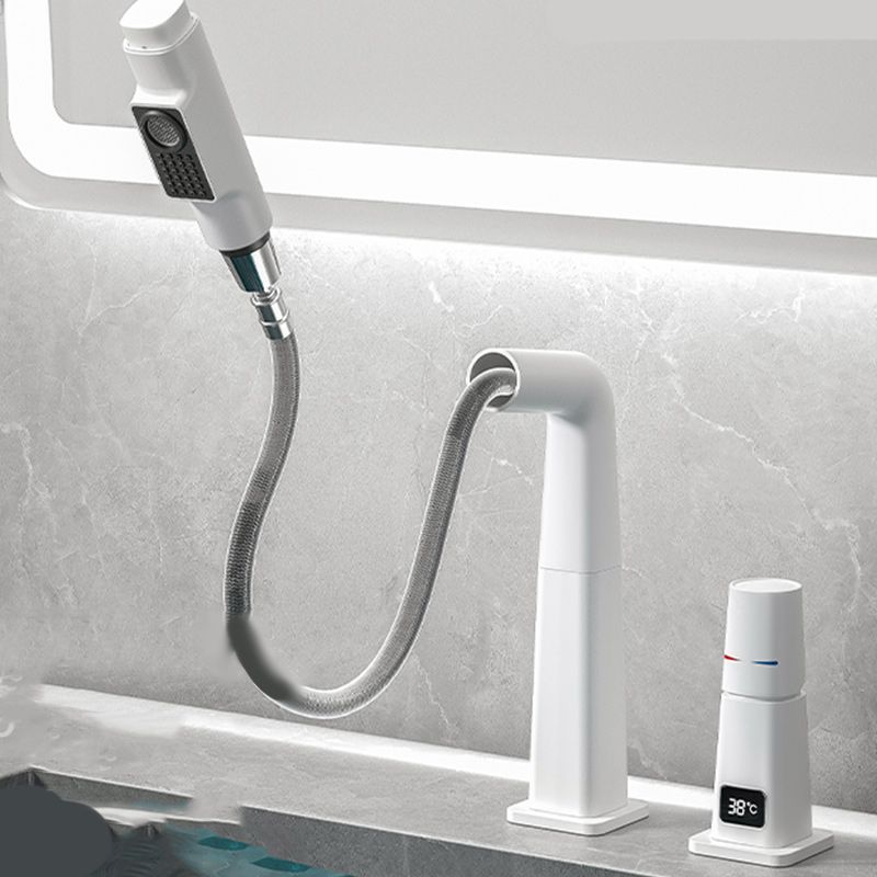 Modern Centerset Faucet Solid Color Single Hole Vessel Sink Bathroom Faucet