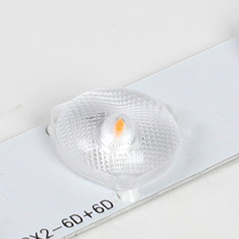 Round Shape LED Ceiling Lamp Modern Macaroon Iron 1 Light Flush Mount for Study