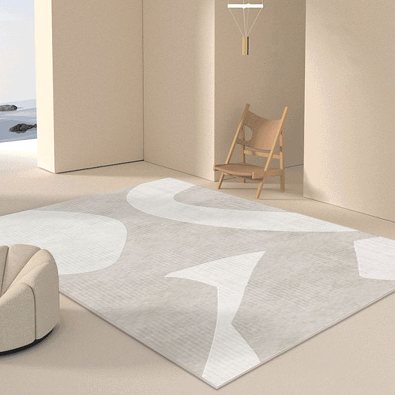 Tapis noir simple en Polyester, bloc de couleur, avec envers antidérapant, pour la décoration de la maison
