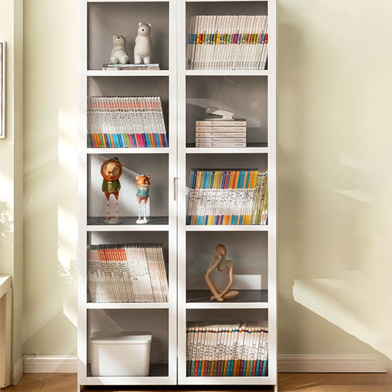White Lacquered Modern Storage Cabinet,Rectangle Standard Cabinet