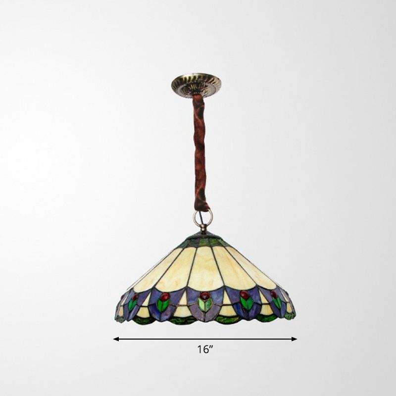 MISSION CONICAL PENDANT CHANDELIER À 3 LUMILAGE LUMINE LUMINE LUMINATE