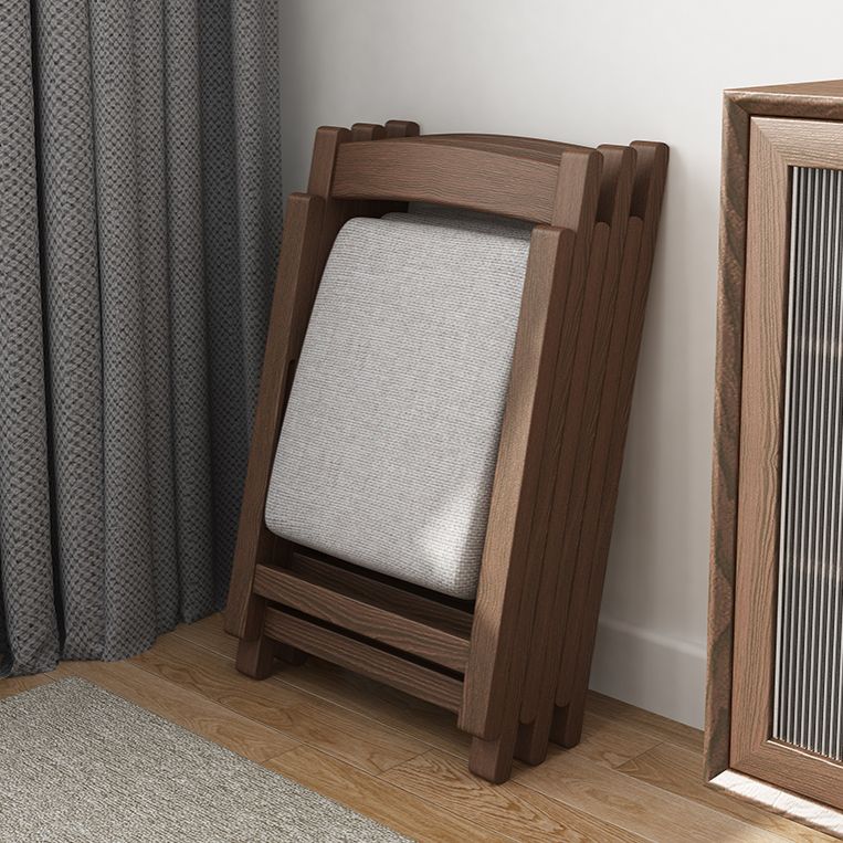 Silla de comedor de estilo moderno, sillas laterales sin brazos de cocina con patas de madera