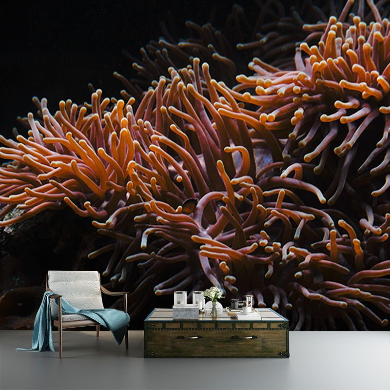 Undersea Environment Friendly Mural Wallpaper Tropical Beach Style Bathroom Wall Mural