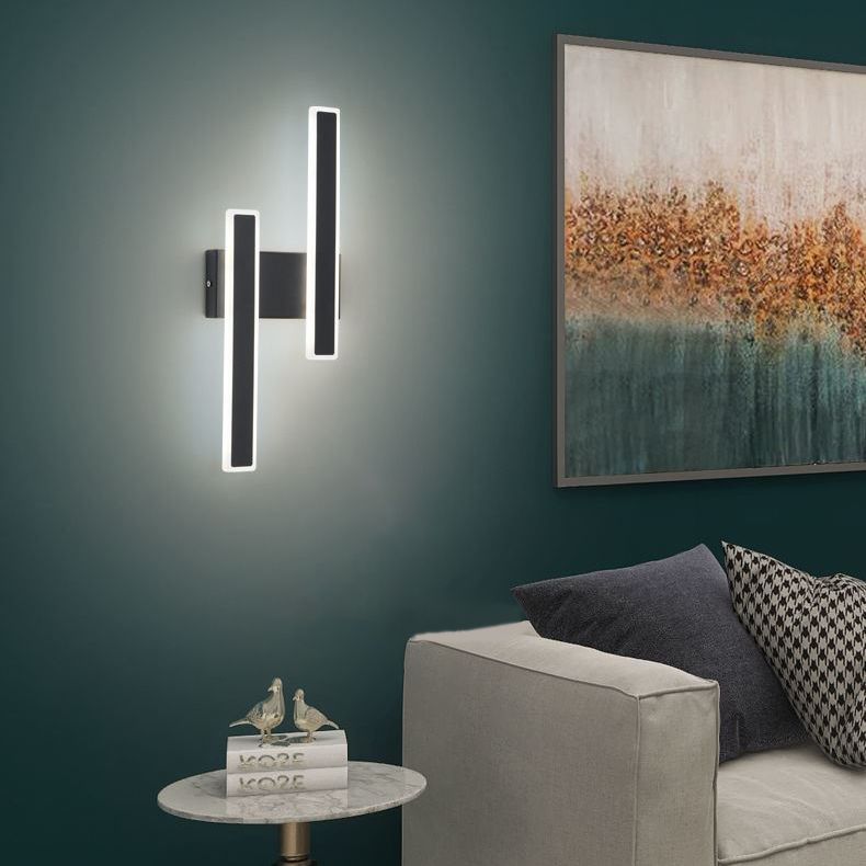 Fun a parete rettangolare per la parete della camera da letto Simplicità a parete LED Apparecchio di illuminazione montata