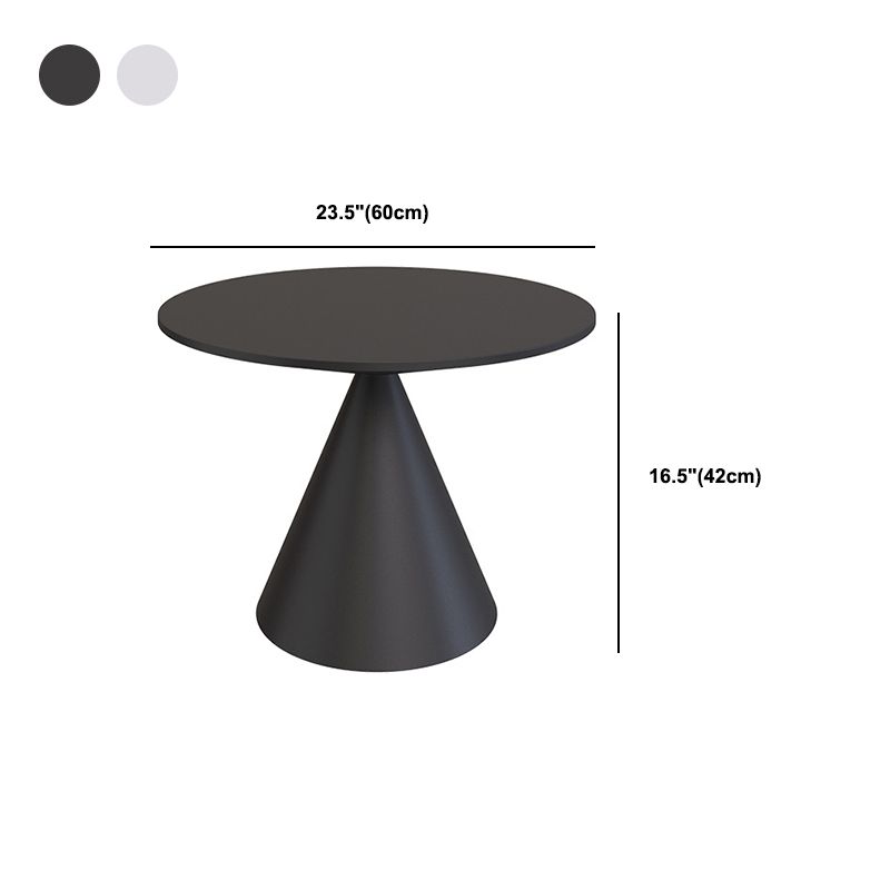 Mid-Century Modern Cocktail Table Pedestal Metal Coffee Table