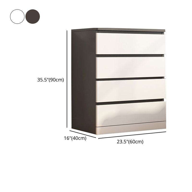 Modern Rectangle Accent Chest with 3/4/5/6 Drawers Chest 23.62" Long