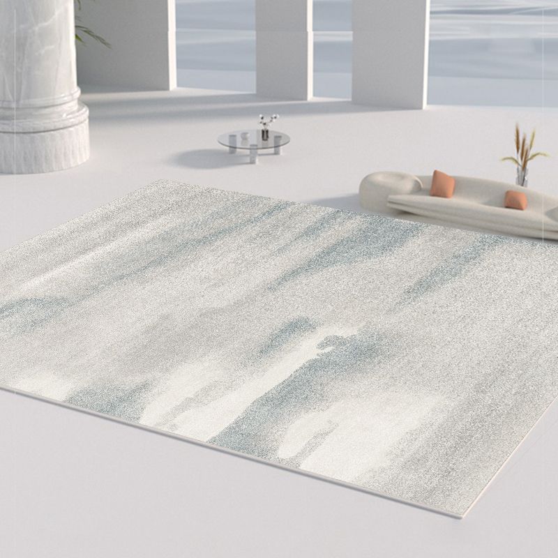 Multicolor Trendy Rug Polyester Carpet Rendering Traces Indoor Rug Anti-Slip Backing for Living Room