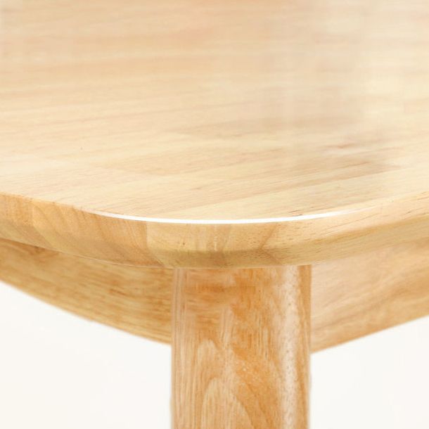 Eenvoud rechthoek eettafel eiken vaste houten tafel met 4 poten voor eetkamer