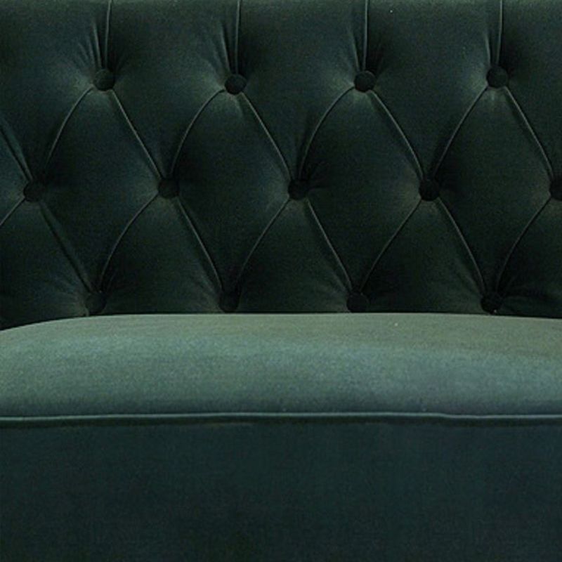 33" Wide Glam Sleeper Sofa Pillow Included Tufted Back Sleeper Sofa