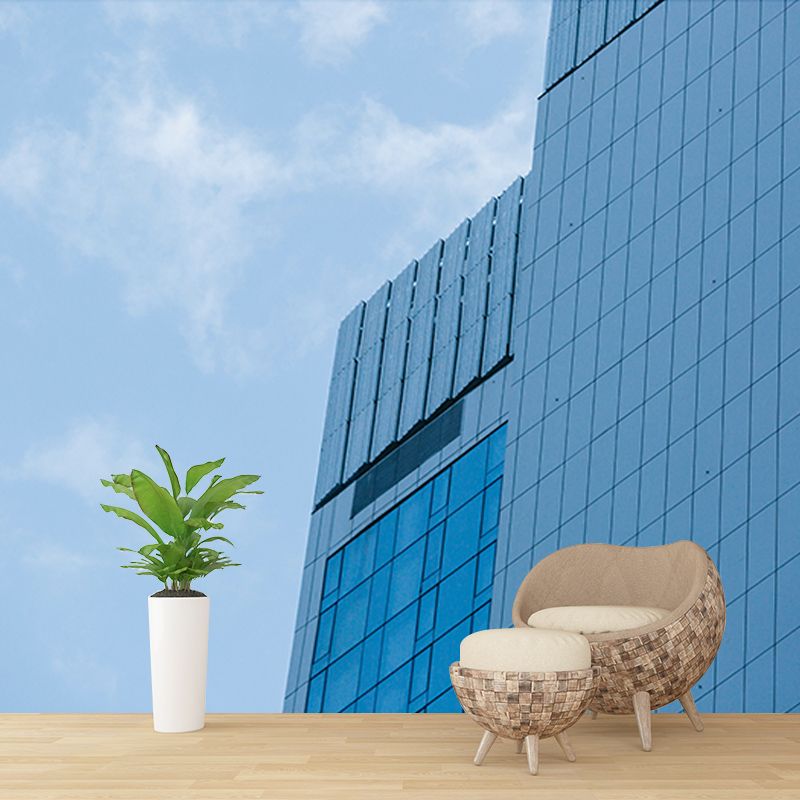 Building Mural Wallpaper for Meeting Room, Personalized Size Available