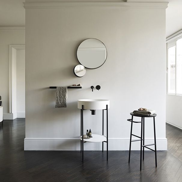 Contemporary Round Bar Stool Wooden Counter Bar Stool with Metal Legs