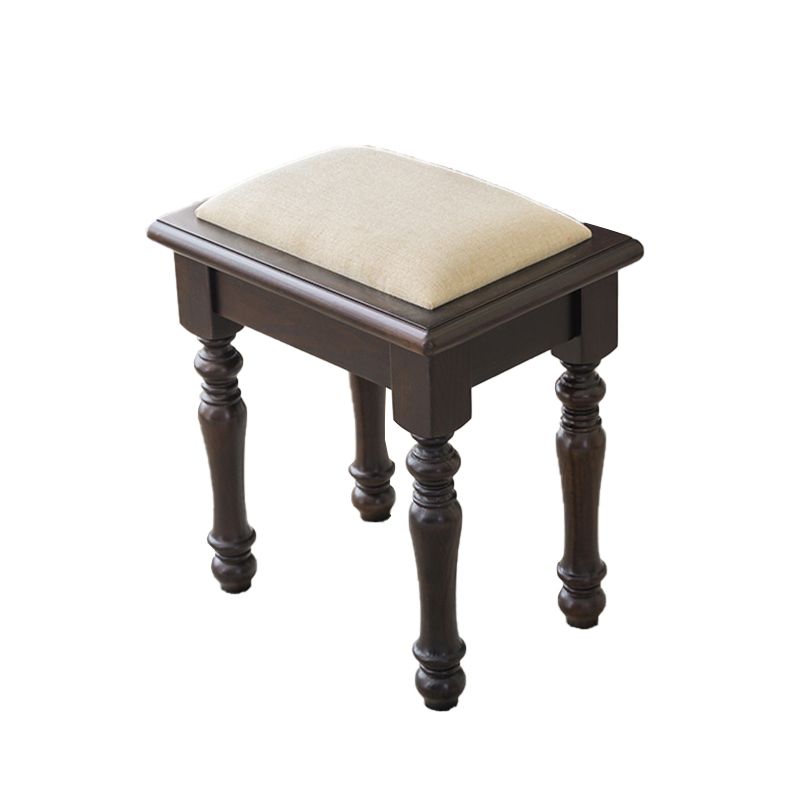 Ash Brown Vanity Set with Mirror 17.71" Wide Wood Vanity Tables with 2 Drawers
