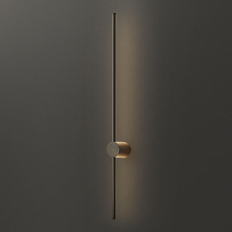 Minimalism LED Wall Sconce Thin-Line Sconce Lighting with Brass for Living Room
