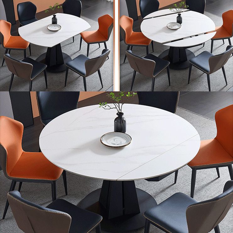 Moderno de comedor plegable de cocina Conjunto de muebles de comedor redondo para comedor formal