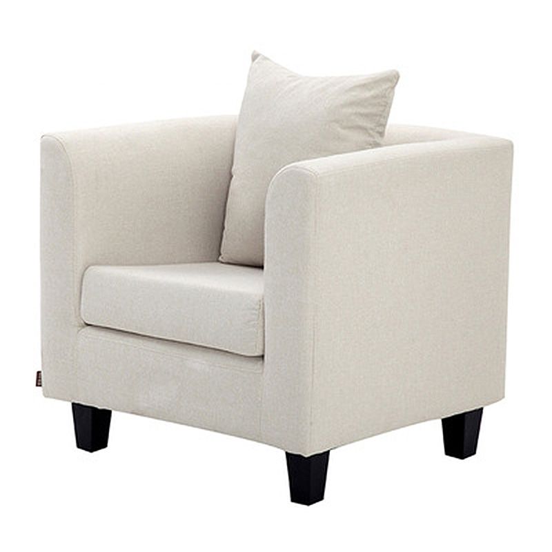 Arms Included Chair 25.5" L x 24"W x 23.6"H Linen Chair for Living Room