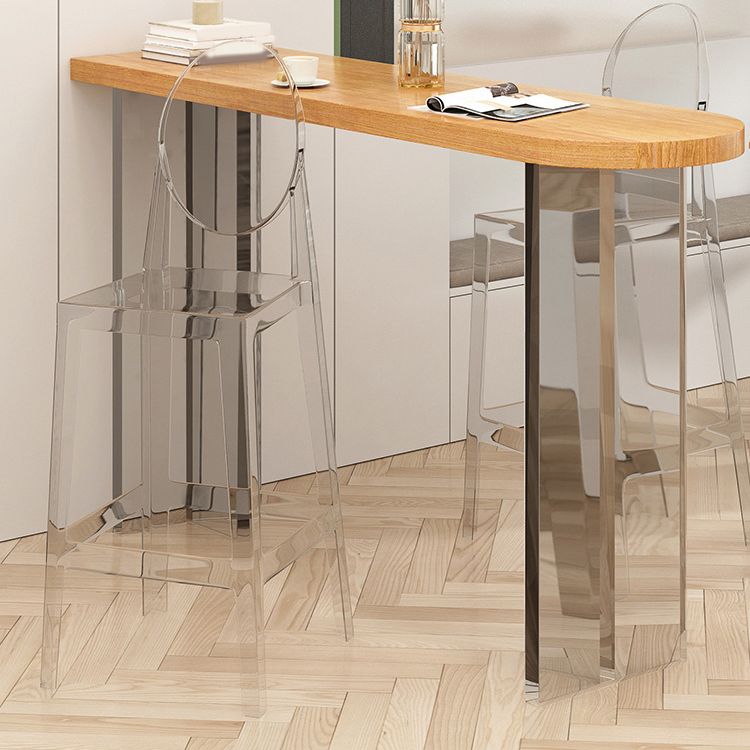 Contemporary Bar Set 1/2/3 Pieces Solid Wood Pub Dining Set for Dining Room