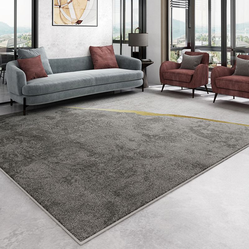 Novelty Geometric Printed Rug Multi Color Polypropylene Indoor Rug Anti-Slip Machine Washable Carpet for Parlor