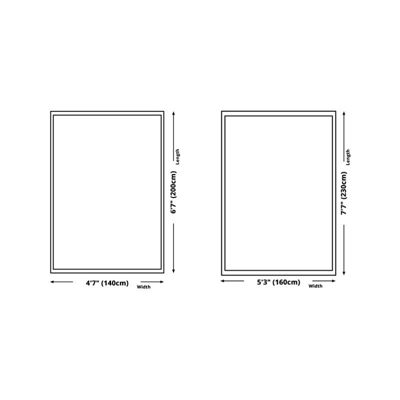 Artistic Orange Tone Carpet Modern Area Rug Polyester Stain Resistant Washable Rug for Living Room