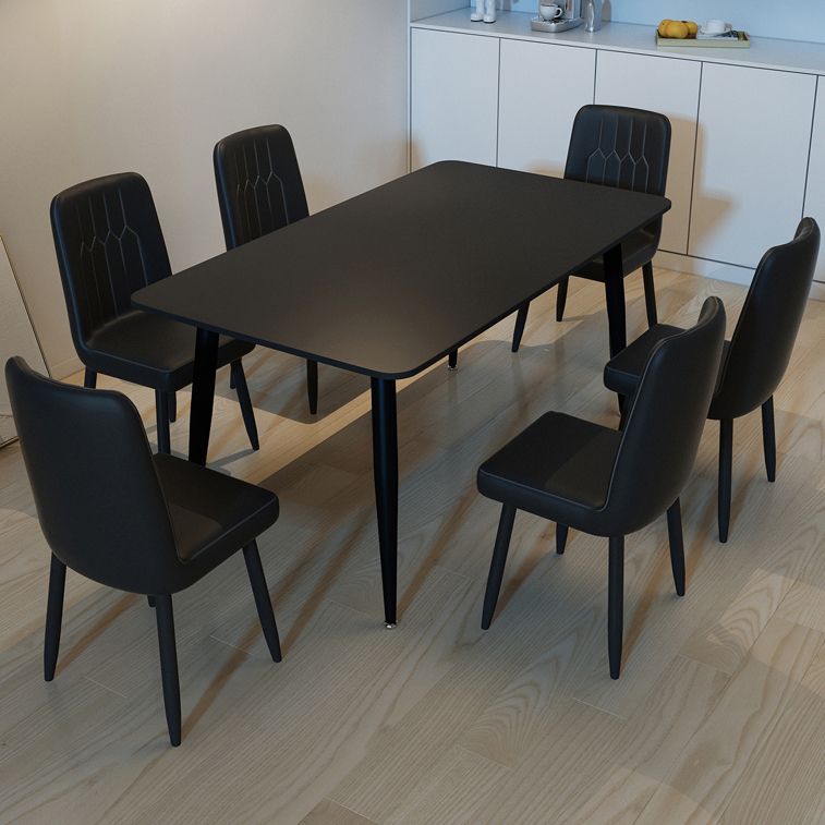 4 Legs Dinner Room Kitchen Table Rectangle Dining Room Table