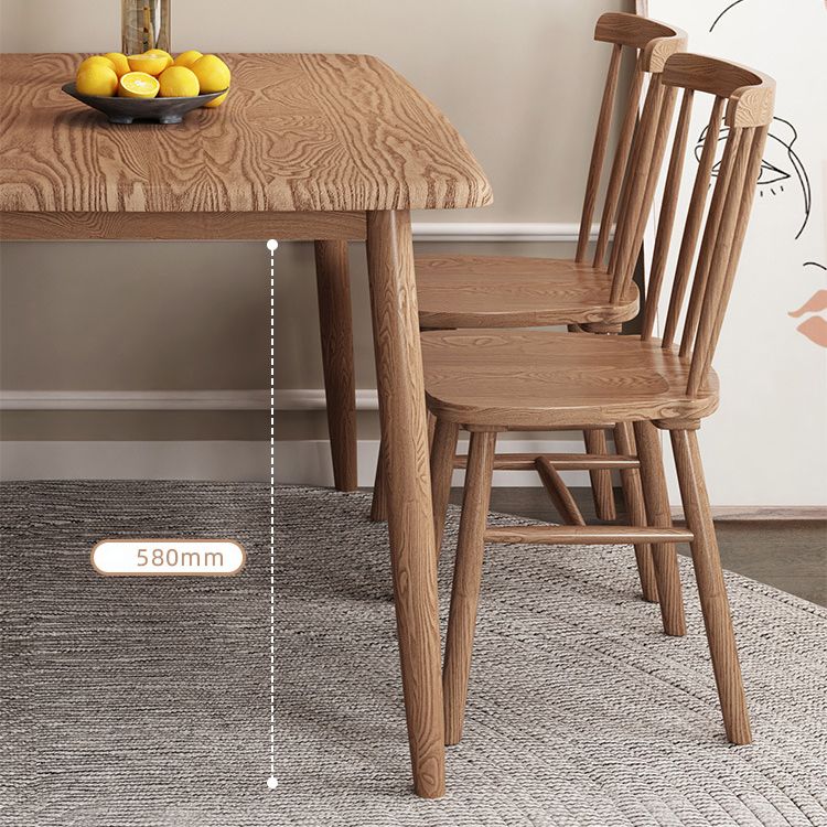 Modern Wood Dining Table Set 1/2/5/7 Pieces Dining Set for Home Use