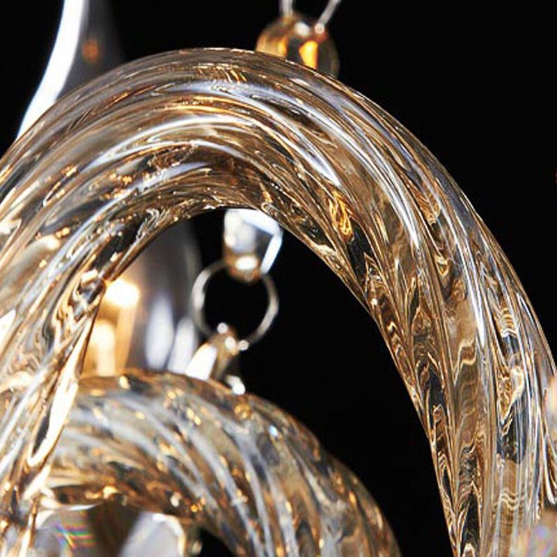 Amber Crystal Bandle Mur Mourisé 3 LICTES