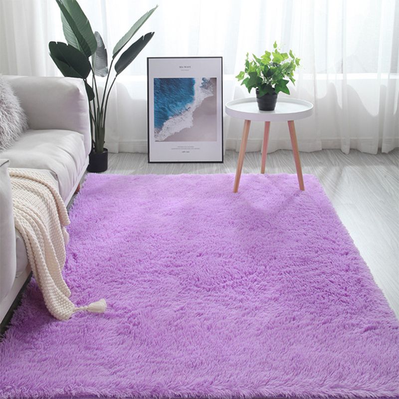 Tapis moderne de moquette de tapis en polyester tapis de support non glipt