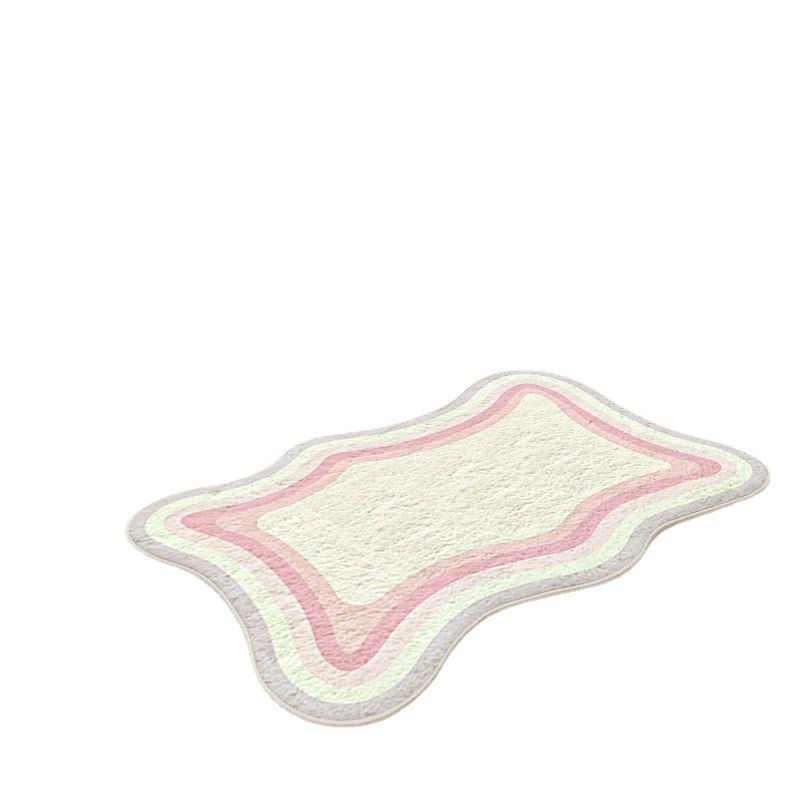 Nordic Ombre Pattern Rug Polyester Indoor Rug Non-Slip Backing Area Carpet for Home Decoration