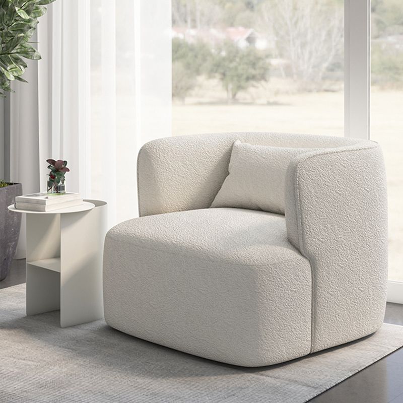 Contemporary 33.5"Wide Pillow Back Sponge Recessed Arms Chair