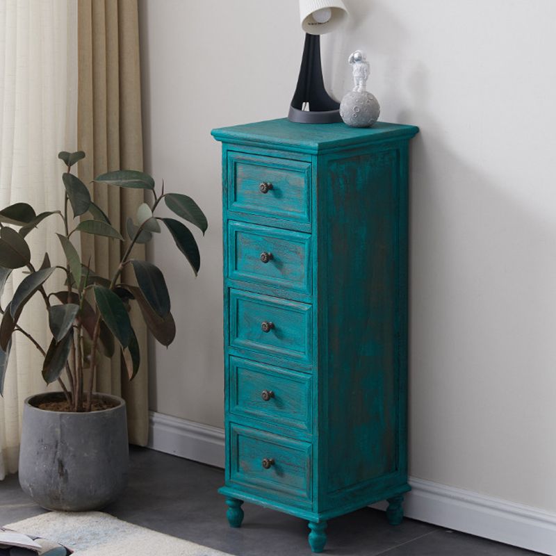 Solid Wood Accent Chest with Drawers Rectangle 13.77" Wide Chest