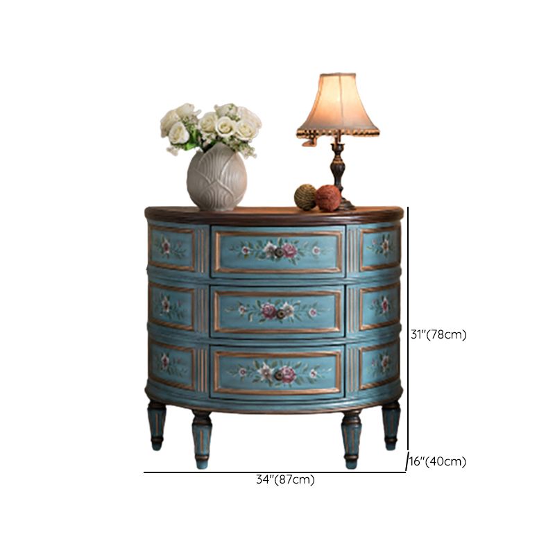 Solid Wood Storage Chest Dresser Traditional Storage Chest with 3/4/5 Drawers