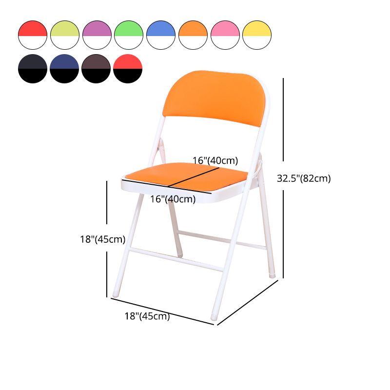Modern Style Side Chair Open Back Folding Indoor Dining Chair