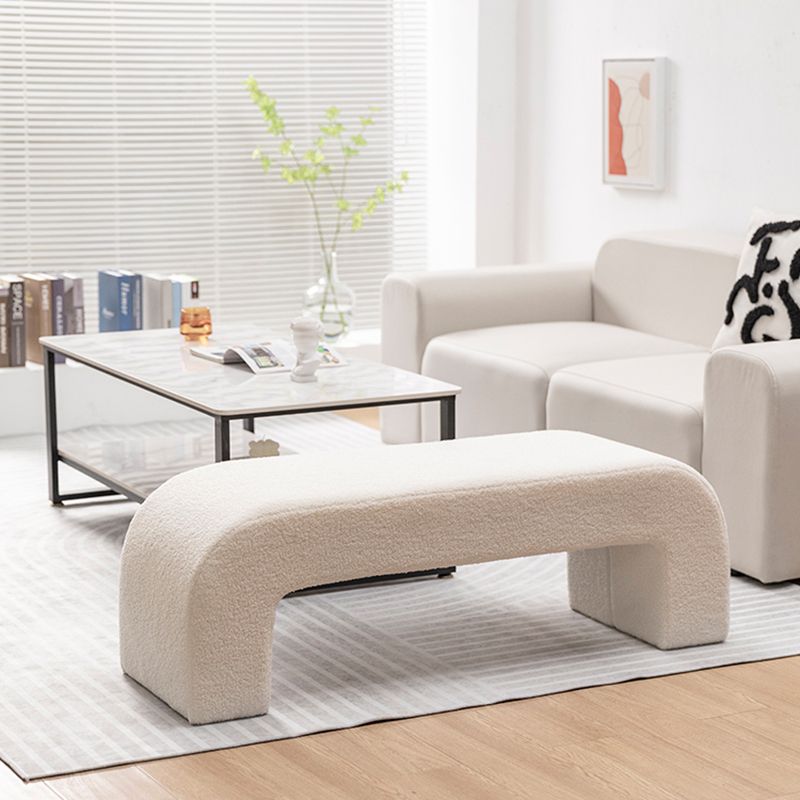 Rectangle Entryway Bench Modern Seating Bench with Upholstered