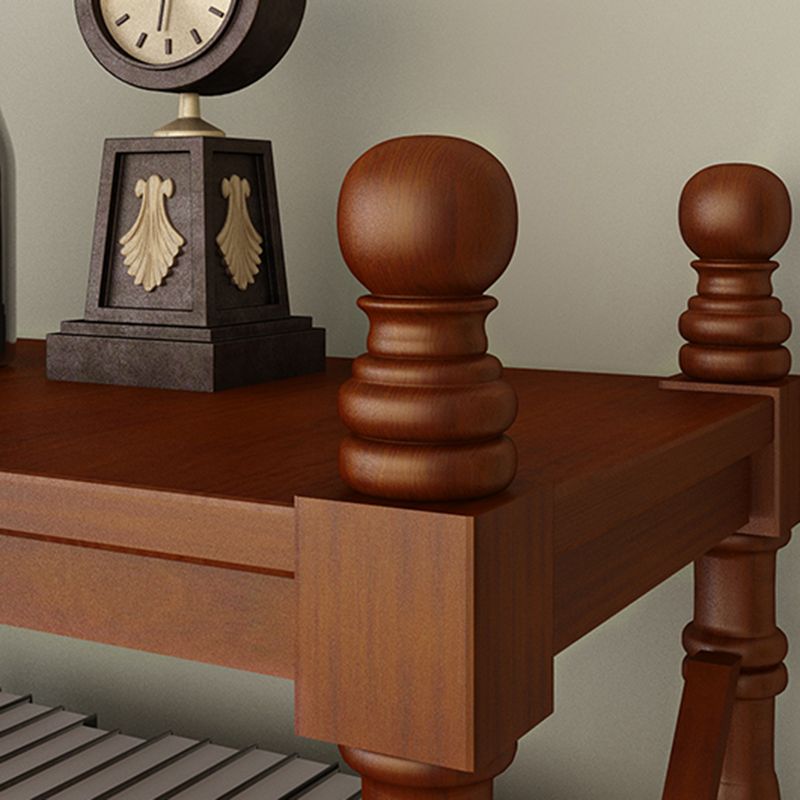 Nordic Wooden Open Back Bookshelf Etagere Bookshelf with Drawers