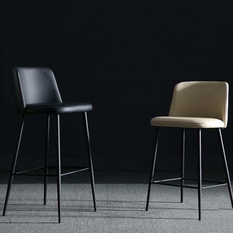 Modern Style Bar Stool Upholstered Bar Stools for Dining Room