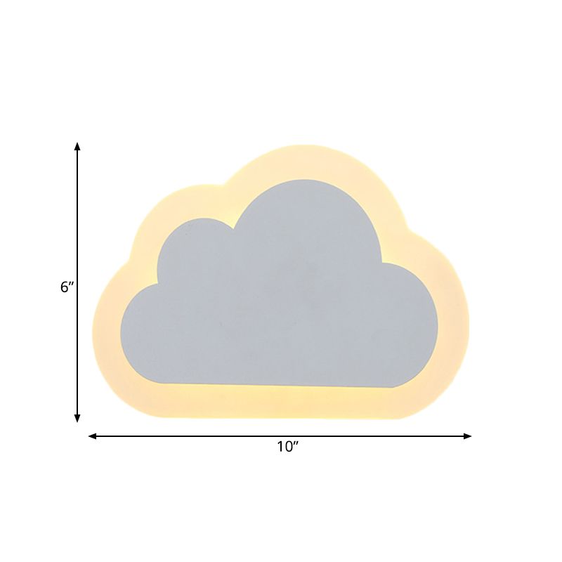 Luz de pared de acabado acrílico contemporáneo delgado acrílico acrílico luz de pared para niños dormitorio para adultos