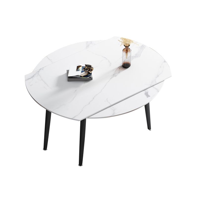 Modern Dining Table Set 1/4/5/6 Pieces with Metal Base Kitchen Furniture Set