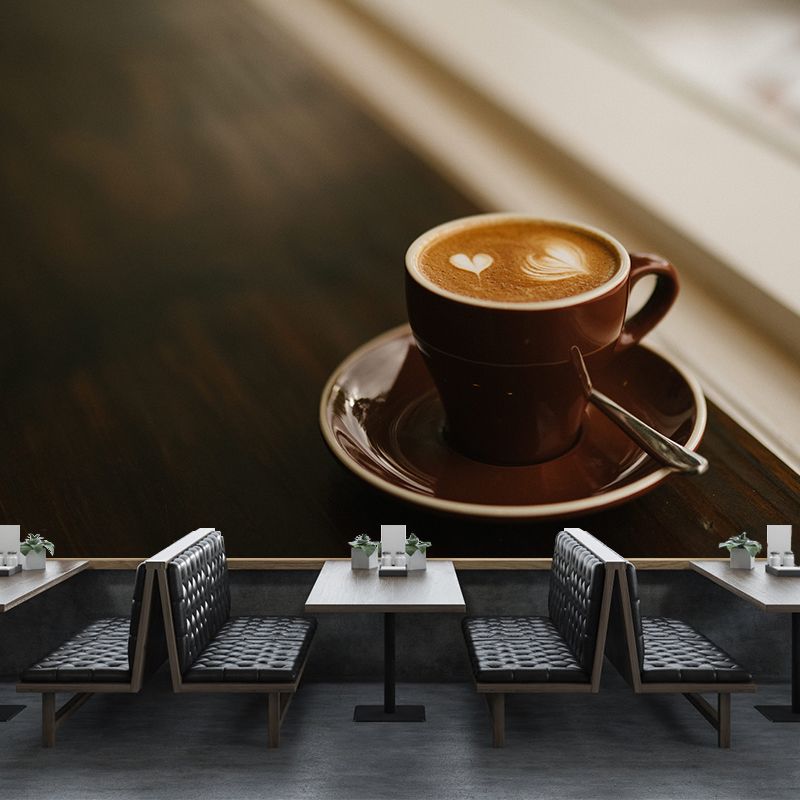 Strong Coffee Mural Decal Modern Coffee Shop Decorative,Made to Measure
