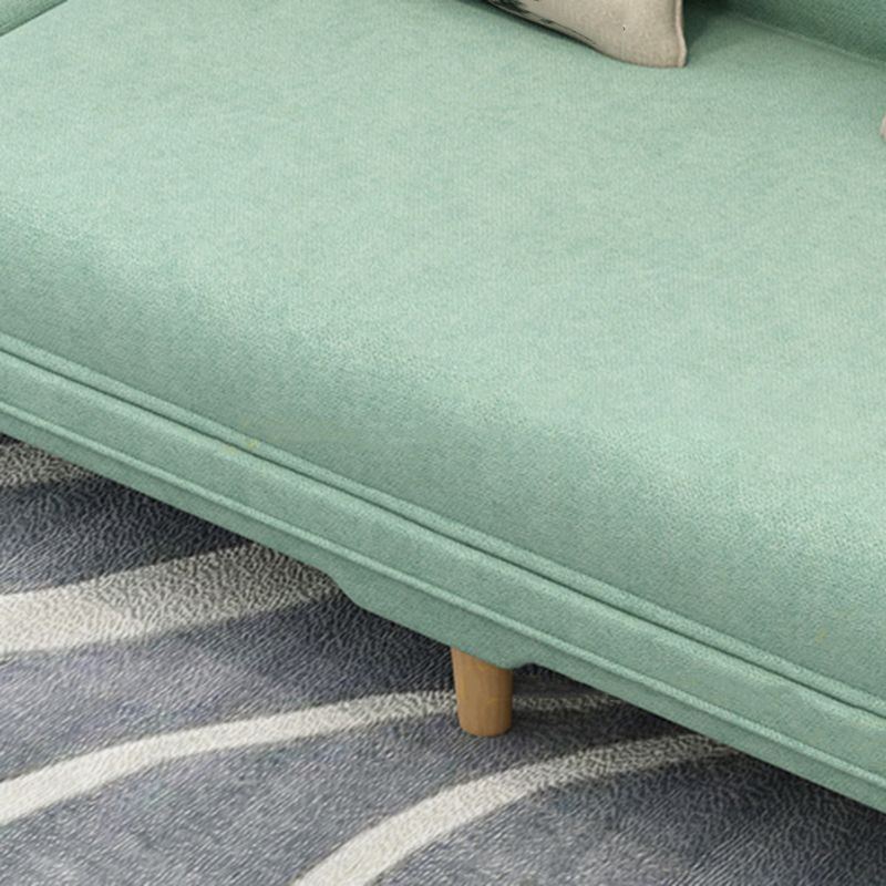 Tight Back Linen Armless Sofa with Foldable and Wear-resisting for Apartment