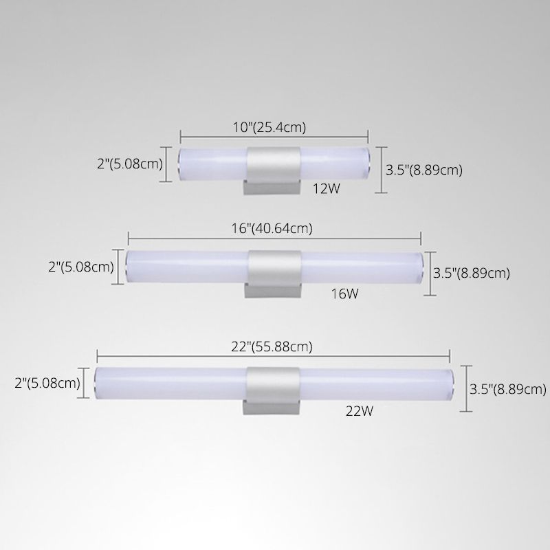 Modern Minimalist Style Linear Vanity Lighting Fixtures Acrylic Vanity Sconces