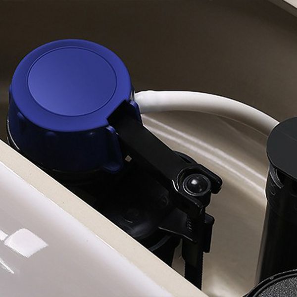 Modern One Piece Round Flush Toilet Floor Mounted Porcelain Toilet Bowl