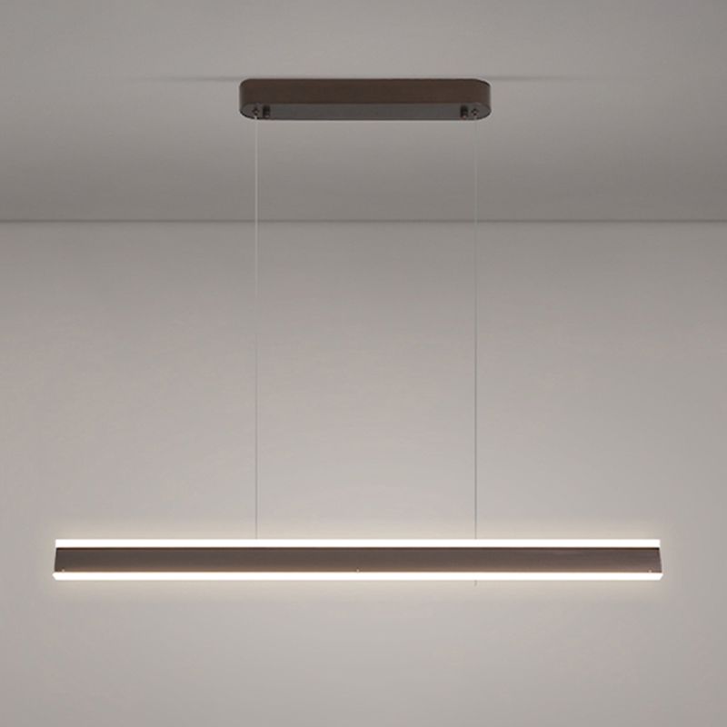 Simplicity Contemporary Kitchen Island Lights Acrylic Shade Hanging Light for Dining Room