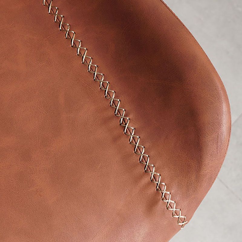 Chaises de style contemporain pour manger des chaises latérales sans bras avec des jambes en métal pour la cuisine