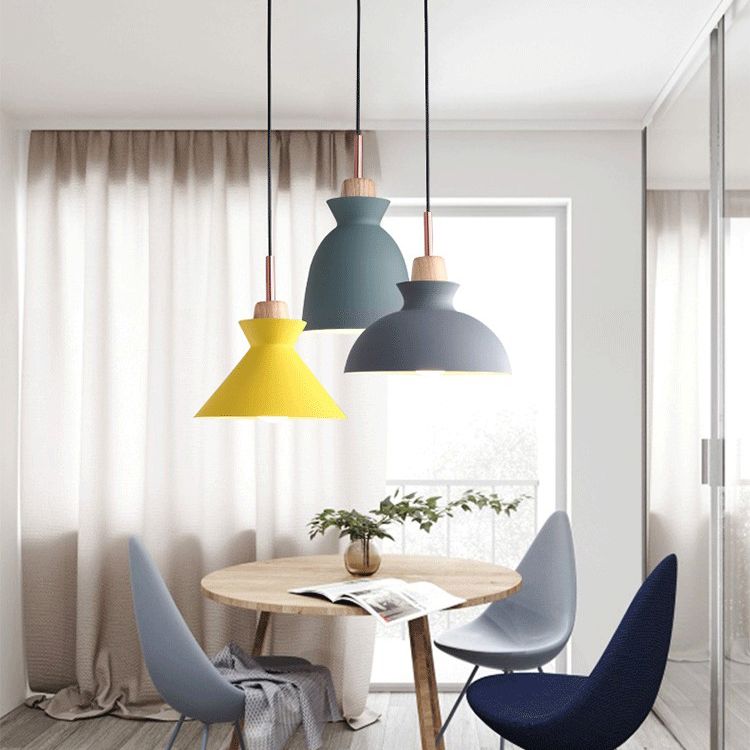 Metall 1 hängende Anhänger Lichter moderner Esszimmer Down Lighting Anhänger