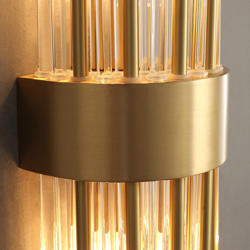 Modern Style Sconce Wall Light 2 Lights Crystal Wall Lamp for Bedroom Dining Room