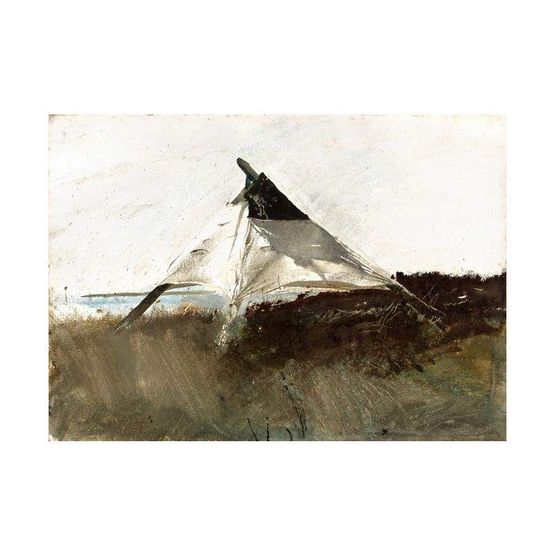 Peinture murale sauvage, décor de ferme, paysage sombre, toile d'art de couleur foncée pour la maison